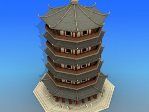 chinese architecture 10 Modèle 3D