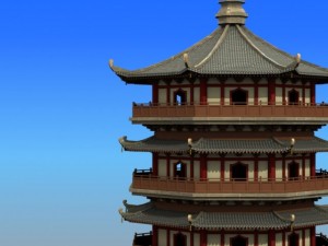 chinese architecture 10 Modèle 3D