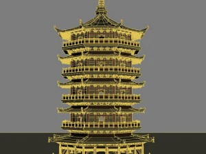 chinese architecture 10 3D Model