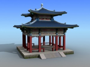 chinese architecture 11 Modelo 3D