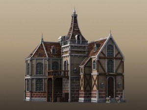 victorian mansion 3D Model