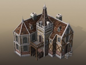 victorian mansion 3D Model
