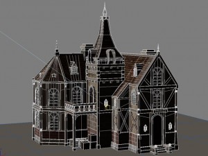 victorian mansion 3D Model
