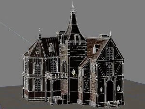victorian mansion 3D Model