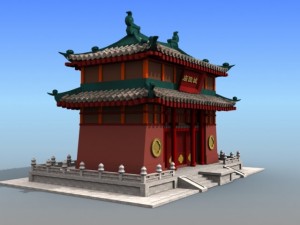 chinese architecture 12 Modelo 3D