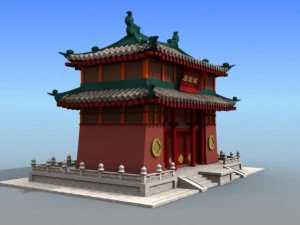 chinese architecture 12 3D Model