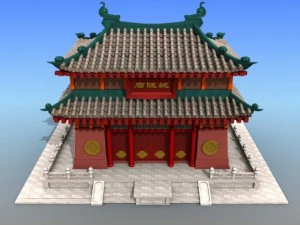 chinese architecture 12 3D Model