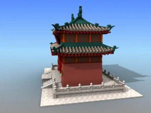 chinese architecture 12 3D Model