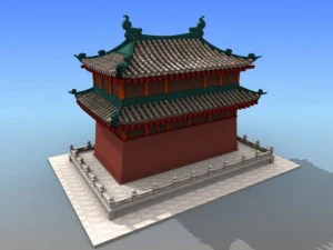 chinese architecture 12 3D Model