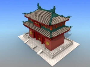 chinese architecture 12 3D Model
