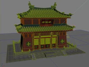 chinese architecture 12 3D Model