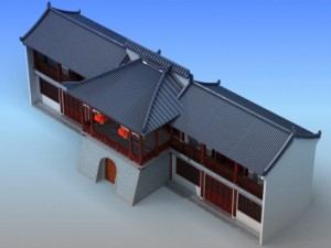 chinese building 13 Modelo 3D