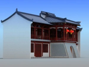 chinese building 13 3D Model