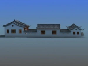 chinese village 14 3D Model