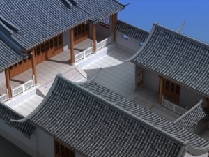 chinese village 14 3D 모델