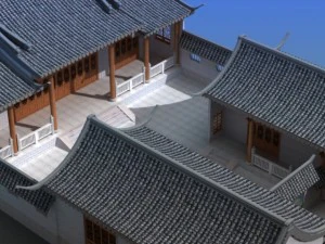 chinese village 14 3D Model