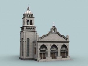 church 01 Modelo 3D