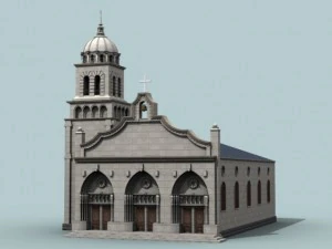 church 01 3D Model