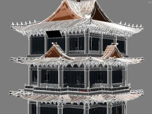 chinese building 15 3D Model