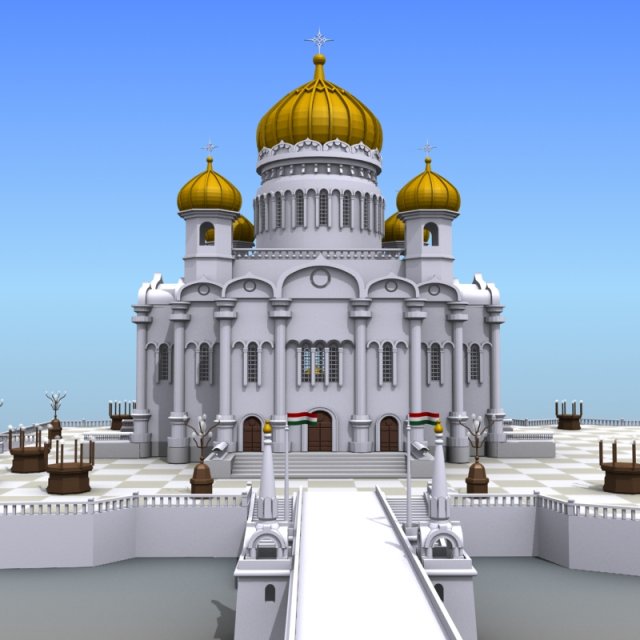 islamic buildings 3D 모델 .c4d .max .obj .3ds .fbx .stl .blend 