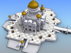 islamic buildings 3D 모델