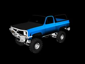 chevrolet  blazer 1979 3D Model