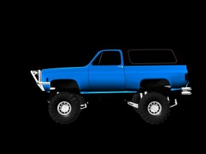 chevrolet  blazer 1979 3D 模型