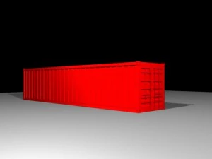 container 40 3D Model