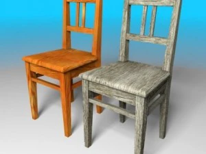wooden chair 3D Model