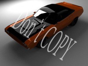dodge challenger 1970 3D Model