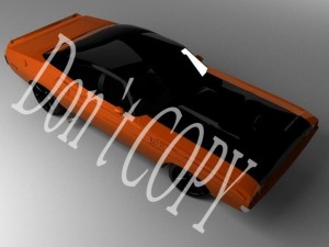 dodge challenger 1970 3D Model