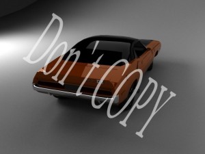 dodge challenger 1970 3D Model
