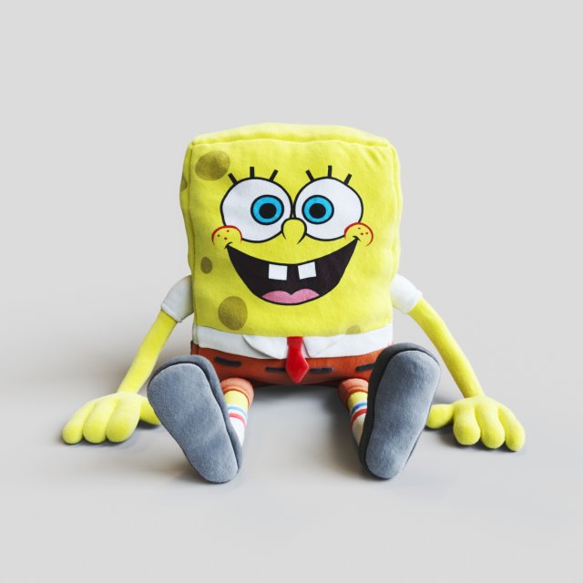 soft toy spongebob squarepants 3Dモデル .c4d .max .obj .3ds .fbx .stl .blend 