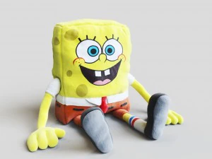 soft toy spongebob squarepants 3D Model