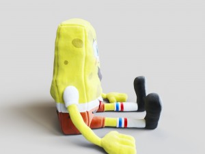 soft toy spongebob squarepants 3Dモデル