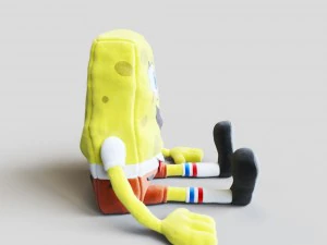 soft toy spongebob squarepants 3D Model