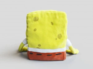 soft toy spongebob squarepants 3D Model