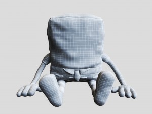 soft toy spongebob squarepants 3Dモデル