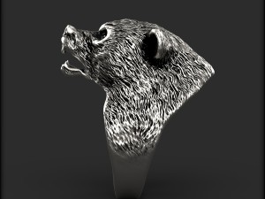 bear ring 3D प्रिंट मॉडल
