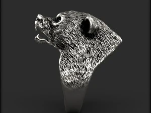 bear ring 3D Print Model
