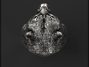 bear ring 3D Print Model