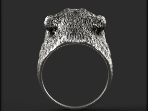 bear ring 3D Print Model