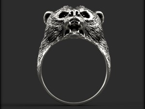 bear ring 3D प्रिंट मॉडल