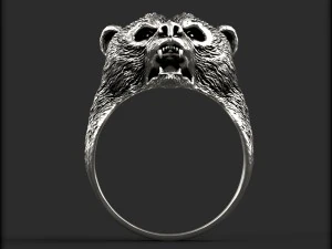 bear ring 3D Print Model