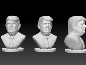 donald trump 3d print model 3D Принт Модель