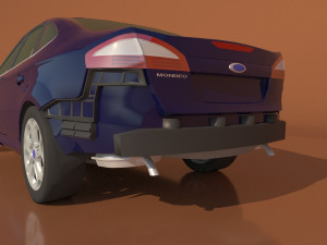 F0rd Mondeo 4 2007 3D 模型