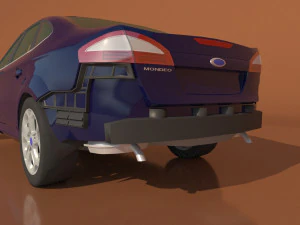F0rd Mondeo 4 2007 3D Model