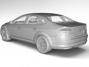 F0rd Mondeo 4 2007 3D 模型