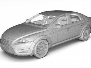 F0rd Mondeo 4 2007 3D 模型