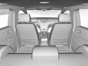 F0rd Mondeo 4 2007 3D Model